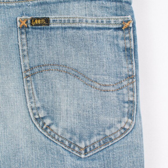 Vintage Lee Women's Rider Jeans 34x28 Blue Boot Cut Flare 100% Cotton - Picture 5 of 10